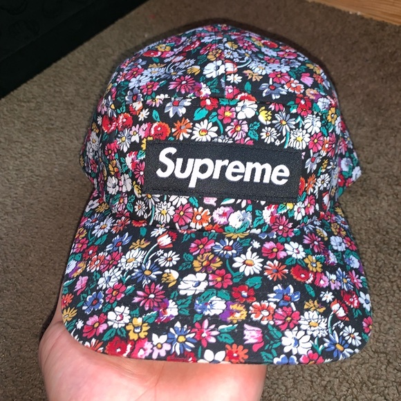 supreme floral 5 panel